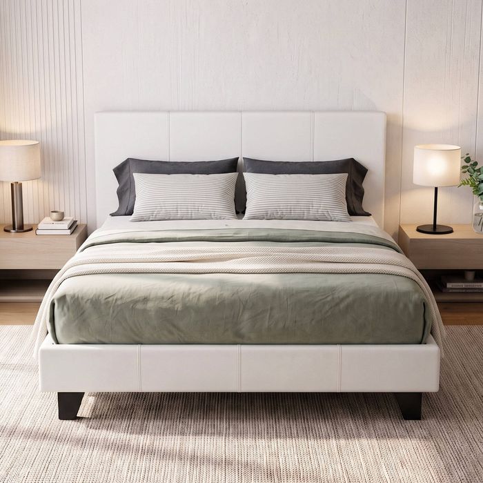 Artiss Bed Frame Leather Double