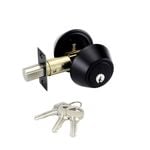 Ikonic Black Double Cylinder Deadbolt