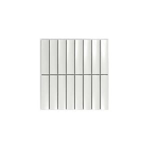 Johnson Tiles 284 x 296mm White Satin Arc Wall Tile