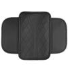 Catzon Waterproof Car Console Cover Leather Armrest Cushion With 2 Pockets-black
