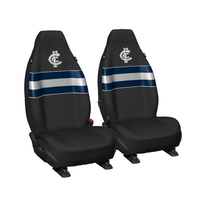 Carlton Blues Official Afl Seat Covers Airbag Compatible Universal Fit