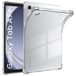MEZON Samsung Galaxy Tab A9+ (11") Premium Thin Transparent Clear TPU Gel Case