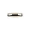 Outlaw Polished T-304 Stainless Steel Resonator, 3" Inlet/Outlet, 4" x 12" Overall