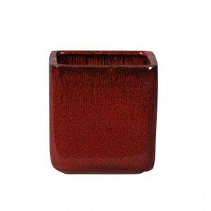 Northcote Pottery 17cm Wine Oslo Cube Pot