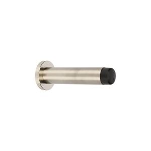 Zanda 85mm Brushed Nickel Skirting Door Stop Concealed Fix