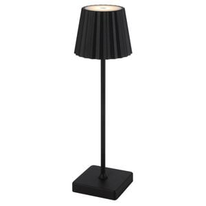 Telbix Mindy Modern Table Desk Lamp Light Metal Black Sand