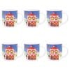 6PK Porto Night Before Christmas New Bone China Drinking Mug 330ml Santa Sleigh