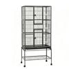 YES4PETS 174 cm Bird Cage Small Bird Parrot Budgie Aviary With Stand