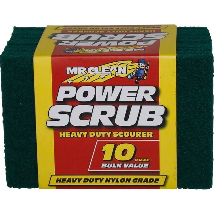 Mr Clean Power Scrub - 10 Pack