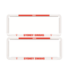 2x OFFICIAL AFL SYDNEY SWANS Car Number Plate Frame Cover Surround