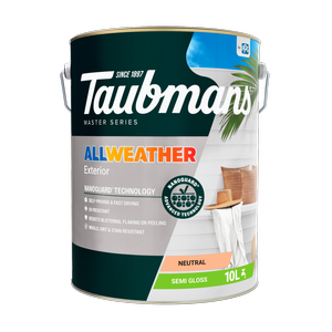 Taubmans 10L Neutral Semi Gloss All Weather Exterior Paint