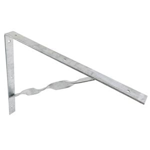 Carinya 400 x 350mm Galvanised Heavy Duty Twisted Stay Bracket