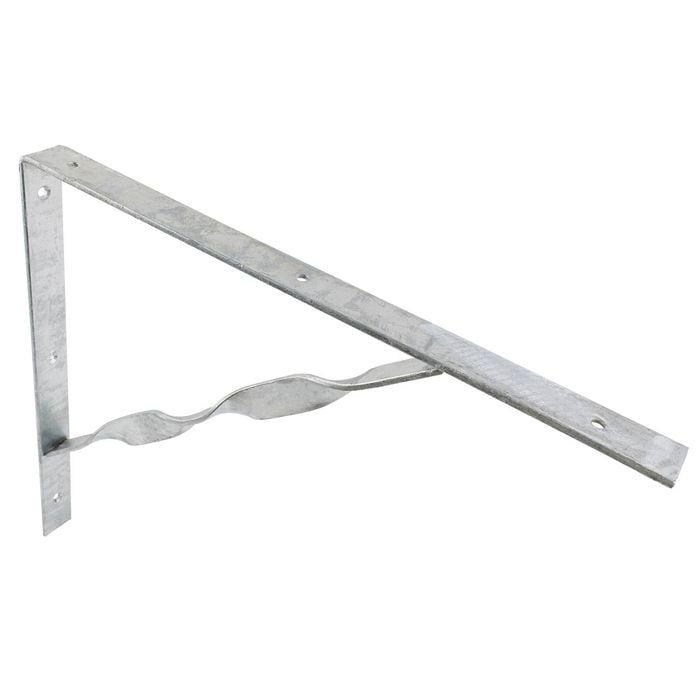 Carinya 400 x 350mm Galvanised Heavy Duty Twisted Stay Bracket