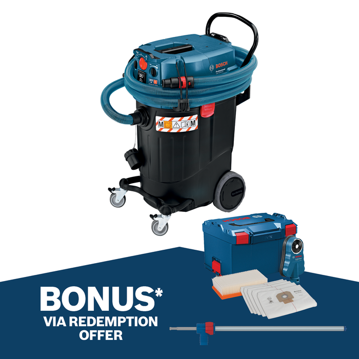 Bosch Professional 1200W 55L M-Class Wet / Dry Dust Extraction Vacuum