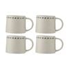 4pk Maxwell & Williams The Mug Club Indigo Blue Mug 330ml - Cross