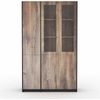 Modern Furniture SUTTON 3 Door Display Unit 120cm - Warm Oak