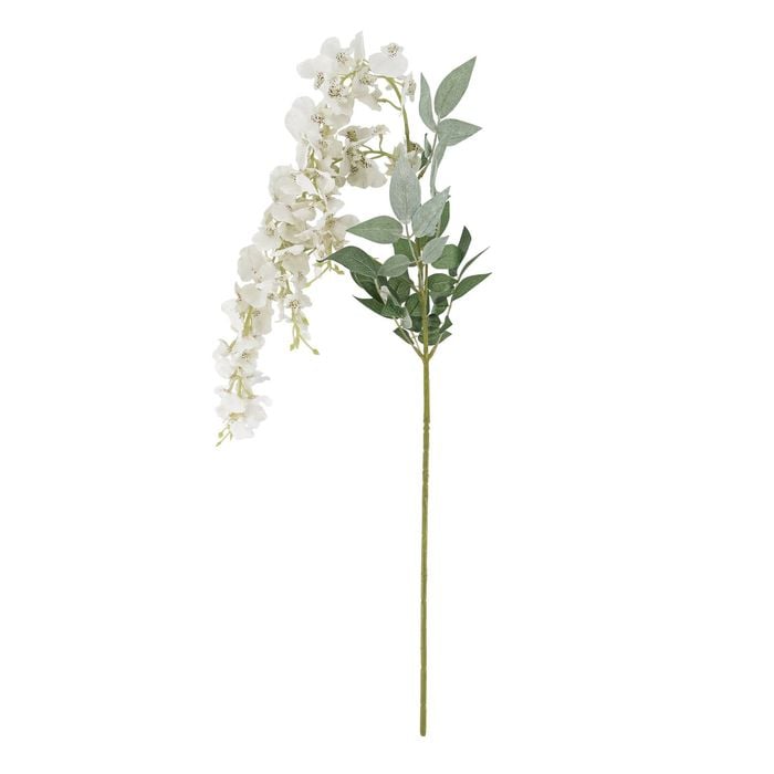 100cm White Wisteria Artificial Flower