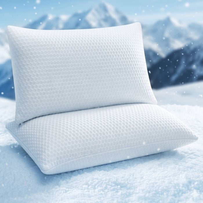 RoomSense Cooling Gel Memory Foam Pillows Hot Sleepers Queen 72x50cm 2 Pack