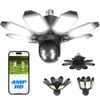 Advwin Wireless Security Floodlight Camera, Security Camera Home Surveillance, PIR Motion Alarm, 2-Way Audio for Work Shop