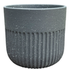 Northcote Pottery 21 x 20cm Black Thali Round Ceramic Indoor Pot