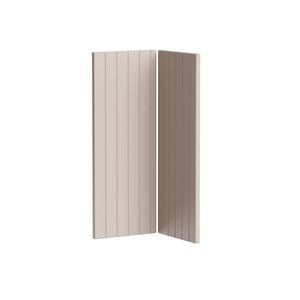 Kaboodle Cannellini V-Groove Corner Wall Cabinet Doors - 2 Pack