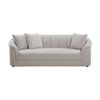 Yorker 3 Seater Fabric Sofa Beige