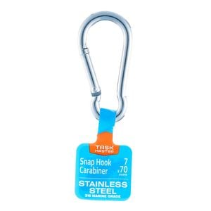 Taskmaster 7 x 70mm 316 Stainless Steel Snap Hook