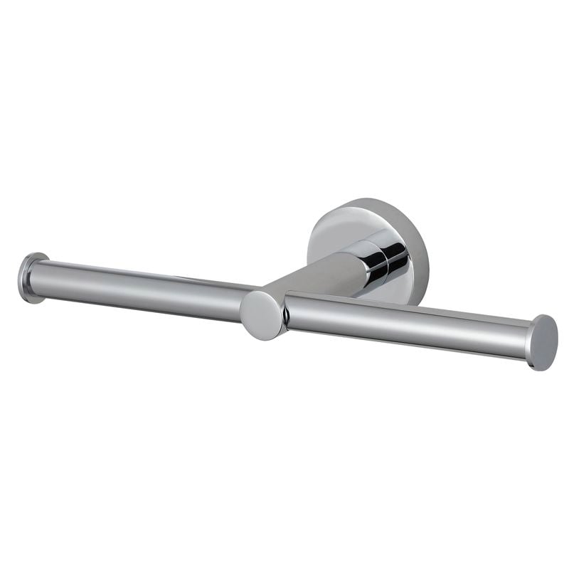 Mondella Chrome Resonance Double Toilet Roll Holder - Chrome