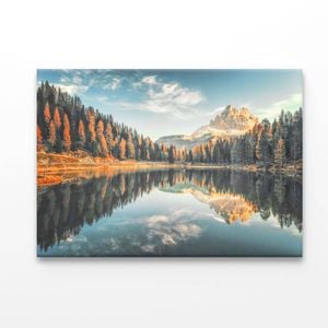 Lake With Orange  Print 100% Australian Made 150 x 100cm  (Acrylic)