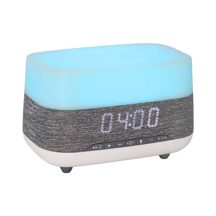 Laser Aroma Diffuser Clock Bluetooth Speaker Light