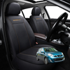 Car Seat Cover for Nissan Micra 2010 - 2017 (K13) - Black-Front Only