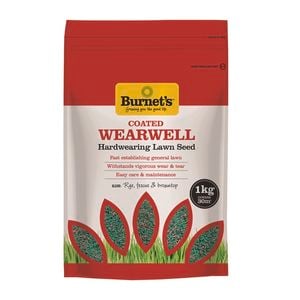Burnet's 1kg Wearwell Hardwearing Lawn Seed