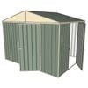 Build-a-Shed 3.0 x 2.3 x 2.3m Gable Single Hinged Side Door Shed - Green