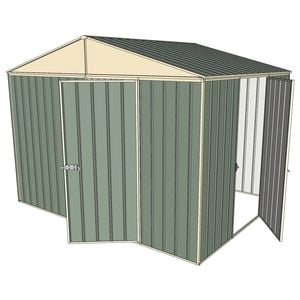 Build-a-Shed 3.0 x 2.3 x 2.3m Gable Single Hinged Side Door Shed - Green
