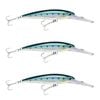 3x Rapala 11cm X Rap Magnum 10 Deep Diving Trolling Lures - Blue Sardine