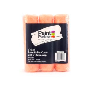 Paint Partner 230mm Paint Roller Cover - 3 Pack - 230mm