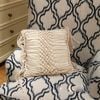 CottonMore Hand Made Cushion Cover Chenille Tassel B 45x45cm
