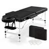 Zenses 55cm Massage Table Portable Aluminium 2 Fold Massage Bed Beauty Therapy