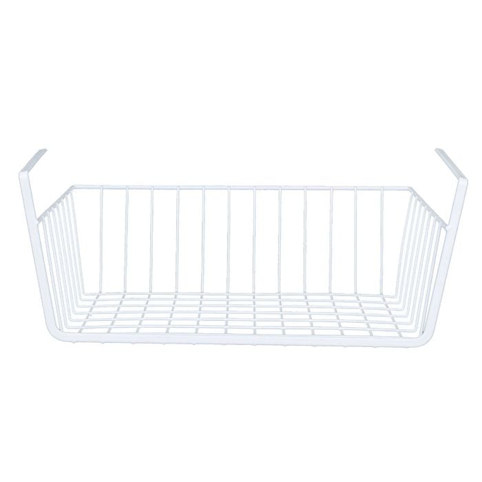 Flexi Storage Clever Cube White Wire Undershelf Basket