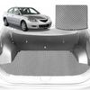 6D Diamond Car Boot Mat for Mazda 3 BK2004-2009-Sedan-Cargo Mat-Grey-Outback GT