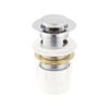 Brasshards 32mm 1 1/4" Chrome Overflow Pop Up Waste With Adaptor