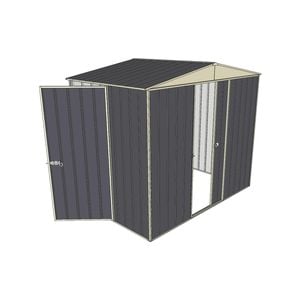 Build-a-Shed 2.3 x 1.5 x 2.3m Front Gable Dual Door Narrow Shed - Grey