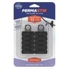 Permastik Small Black Cable Clips - 12 Pack