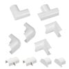D-Line 10 Pieces 30 x 15mm White Clip Over Cable Cover Accessory Kit