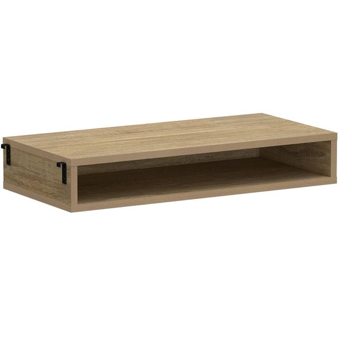 Flexi Storage Studio Oak Silhouette Open Slim Cabinet