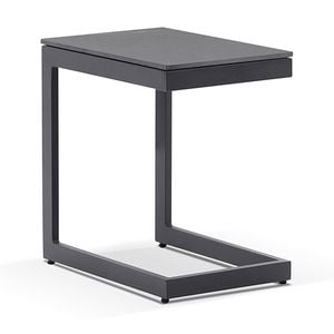 Santorini Outdoor Ceramic And Aluminium Side Table