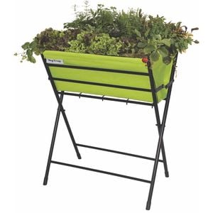 Vegtrug Poppy Felt Raised Garden Planter - Lime Green