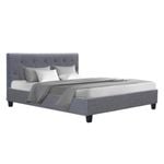 Artiss Bed Frame Fabric Queen Vanke