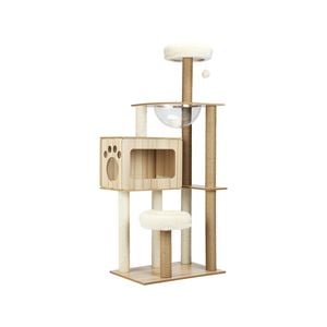 Alopet 142cm Cat Tree Tower Scratching Post Scratcher