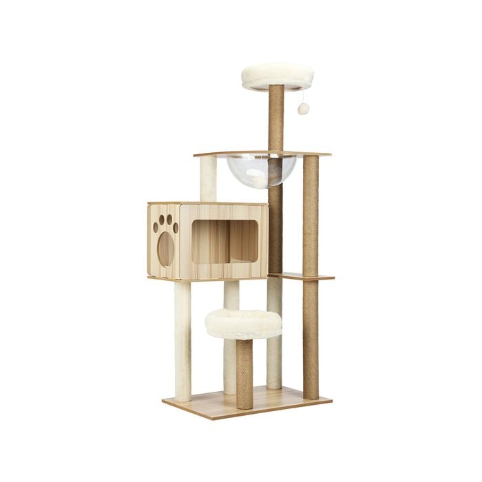 Alopet 142cm Cat Tree Tower Scratching Post Scratcher